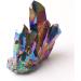 Natural Crystal Rough Natural Quartz Crystal Colorful Cluster Electroplate Colour Cluster Point Specimen Home Decor - Buy Online on GoSupps.com