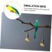 TOYANDONA 5pcs Ornament Bird Artificial Vivid Feathered Green Statue for Supply Figure Home Lifelike 20x5cmx5pcs Greenx5pcs - Buy Online on GoSupps.com