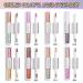 EVPCT 16 Colors Glitter Liquid Eyeshadow & Eyeliner Set - Water-resistant Shimmer Makeup Kit for Colorful Sparkle Eyes - Buy Online on GoSupps.com