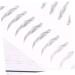 Mikinona 2 Pairs Waterproof Stickers Artificial Eyebrow Stickers Transfer Stickers Disposable 3d Template - Buy Online on GoSupps.com