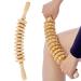 Holz therapy Massage tools 17.3 inches 12 rollers massage scooters muscle scooters ergonomic body massagers non -slip massage tab massage roller for cellulite muscle relaxation