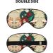 Luxury Red Rose Floral Double-Sided Sleep Eye Mask | Soft Blindfold with Adjustable Strap | Light Blocking for Restful Sleep - Buy Online on GoSupps.com