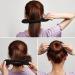4 Pieces Hair Clips Hair Clips Donut Twist for Hair Styling Crown Donut Tool 2 Large 2 Small (Black) - Buy Online on GoSupps.com