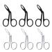 Fomiyes 6th curved eyebrow pliers eyebrow clip slant tip tweezers face hair remover eyebrow salon set eyebrow remover toolbox eyebrows