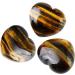 Nupuyai Tiger's Eye Heart Palm Worry Stone - Chakra Reiki Healing Crystal Love Stone - 45mm (Brown/Tiger's Eye) - Buy Online on GoSupps.com