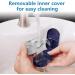 ACWOO Small Pill Tablet Cutter - Portable 2-in-1 Pill Splitter & Dispenser in Blue - Ideal for Elderly, Children, Pets - Cut Small and Large Pills with Ease - Buy Online on GoSupps.com