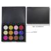 12 Colors Glitter Powder Makeup Palette - Professional Long Lasting Shimmer Eyeshadow | Mineral Pressed Glitter for All Skin Types - Buy Online on GoSupps.com