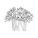Didiseaon Strawberry Magnets Bridal Hair Clip Wedding Hair Comb Green Faux Fur Scrunchies Crystal Hair Comb Pearl Hair Clip Rhinestone Hair Comb Pearl Veil Bride Accessories Alloy
