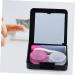 Buy Homsfou 12-Slot Contact Lens Case with Mirror - Travel-Friendly Colored Lens Holder Box (Black 4pcs) | Durable & Compact - Perfect for International Shipping - Buy Online on GoSupps.com
