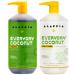 Alaffia EveryDay Coconut Shampoo and Conditioner - Normal to Dry Hair Cleansing with Ginger and Coconut Oil Fair Trade 32 Fl Oz