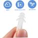 Buy 40pcs Silicone Protective Ear Plugs for Sleeping & Swimming - White 1 Count - Buy Online on GoSupps.com