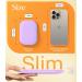 Gospire Lighted Travel Makeup Mirror With Light and Magnification 3X Magnification Rechargeable Small Mirror with Three-color Adjustable Light Led Mini Mirror for Purse Purple - Buy Online on GoSupps.com