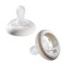 Tommy Tipee Of course shaped pacifier skin-like texture symmetrical jaw-friendly form including sterilizer box 0-6 m 2-er set