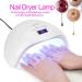 Buy 48W UV LED Nail Dryer | Professional Nail Lamp for Quick Nail Polish Drying | 30s 60s 99s Timer | Perfect for Nail Art & Hardening | EU Plug - Buy Online on GoSupps.com
