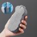 Soft Exfoliating Bath Sponge - Reusable Shower Brush for Adults Kids & Pregnant Women | Grey Spa Scrub for Dead Skin Removal - Buy Online on GoSupps.com