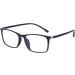 Blue Light Blocking Glasses for Computer - Anti Glare Fatigue Blocking Headaches Eye Strain - TR90 Frame Matt Black - Buy Online on GoSupps.com