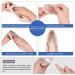 Haofy Heel Pillow Cushion Gel 2 Pairs of Heel Spur Inserts for Plantar Fasciitis & Achilles Tendon Relief 7mm Silicone Heel Protection for Men | 4 Pieces - Buy Online on GoSupps.com