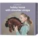 Panduro Hobby Horse - Portable Brown Hobby Horse with Shoulder Strap & Bridle | 29 cm Length - Ideal for Kids' Playtime - Buy Online on GoSupps.com