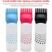 Dajidafu Home Barber Shop Salon Portable 120ml Hair Dye Applicator Bottle Reusable Filling Brush Dispenser with Scales Hairdressing Red - Buy Online on GoSupps.com