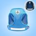 Meioro Adjustable Dog Harness with Leash - Soft Padded Reflective Vest for Small & Medium Dogs - Azure Blue Size L (41-46cm) - Buy Online on GoSupps.com