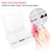 Nail Art Box - White Fake Nail Display Case & Storage Container for Nail Tips & Decoration - Buy Online on GoSupps.com