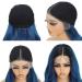 X-TRESS 28 Blue HD Lace Front Wig for Black Women - Long Curly Synthetic Hair Wig with Pre-Plucked Baby Hair (Blue) - Buy Online on GoSupps.com
