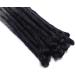 Silk-co 24 inch Dreadlocks Extension Handmade Dread Locks Ombre Synthetic Crochet Braiding Hair Extensions for Man Women Twist Braid Black-Dark Grey  - Buy Online on GoSupps.com