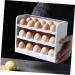 GRIRIW Egg Storage Box Camping Refrigerator Egg Container for Refrigerator Egg Rack Automatic Packing Box - Buy Online on GoSupps.com
