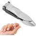 Stainless Steel Nail Clipper Cuticle Nipper Ergonomic Design for Nail Trimming Automatic Nail Debris Storage Stylish Sheath Portable for Home Office Travel - Buy Online on GoSupps.com