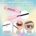 DIY Lash Extension Kit with 280 PCS 9-16mm 40D Lashes Clusters 200ml/6.7fl.oz Lash Cleanser Eyelash Shampoo Mini USB Portable Lash Fan Bond and Seal Remover Eyeliner Eyelid Cleaning Brush Black - Buy Online on GoSupps.com