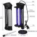LED Mosquito Killer Lamp EU Or US AC100-240V Night Light UV Purple Bug Zapper Pest Bug Killer Trap Garden Patio Travelling Black purple - Buy Online on GoSupps.com