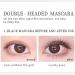 4D Silk Fiber Lash Mascara - 2 in 1 Waterproof Lengthening & Thickening Mascara for Extra Long, Voluminous, and Smudge-Proof Eyelashes - Buy Online on GoSupps.com