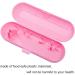 Nincha Electric Toothbrush Travel Case - Pink Etui for Oral-B Series with 1 Handpiece & 2 Plug-in Brushes | Durable & Convenient - Buy Online on GoSupps.com