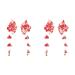 2 Pairs Flower Hair Accessories Cherry Blossom Hair Accessories Decor Hair Ornament Kimono Flower Hair Flower Barrettes Bride Hair Clips Kimono Hair Clip Women Hair Clipsp5