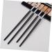 FOMIYES 4pcs Eyeliner Brush Kit Horse Hair Black Fine Precision Eyeliner Brush - Buy Online on GoSupps.com
