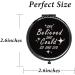 Calyders She Believed She Could Travel Compact Pocket Mirror(Black) Inspirational Gift for Friends  Sister  Daughter  Wife Teens  Colleague Neighbor Nurse Birthday Wedding Graduation Valentine's Day - Buy Online on GoSupps.com