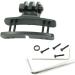 LYHgogo Paintball Mask Mount Clamps | Aluminum GoPro Connector Adapter for i4 i5 EVS Helmets - Black - Buy Online on GoSupps.com