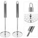 Hemoton Carrot Cookware 2pcs Potato Masher Stainless Steel with Fine Mesh Platter Fruit Cooking Tools for Bead Fruits Yams Baby Food (Silver) Garlic Smasher Press - Buy Online on GoSupps.com