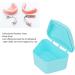 Trapezoidal Orthodontic Retainer Case - Portable Oral Storage Box for Dentistry | Travel-Friendly Purple/Blue Dental Protector - Buy Online on GoSupps.com