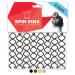Hawwwy Spiral Bobby Pins 8 Pack Spin Pins, Easy & Fast Bun Maker Twist Hair Pins for Women Kids, Updo Hair Accessories, Messy Bun Tool, Perfect Small Bun Bobbypins Bobbie Fashion (Black 2 Inches) 8 Count (Pack of 1) Black