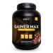 Gainer max 1.1 kg chocolate hazelnut muscle building protein whey structure of muscle mass calorie intake vitamins minerals 18 portions Eafit French brand hazelnut chocolate 1.1kg