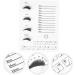 Buy 1pc Eyelash Display Board - Lash Extension Tools & Accessories | White Acrylic Eyelash Tray for False Lashes - Buy Online on GoSupps.com