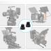 M12 Thread Rod Cap Plug Set for Standard 15mm Rod Support DSLR Shoulder Mount Rig - Buy Online on GoSupps.com