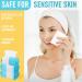 12 Pack 1200 Count Disposable Face Towels - Soft Cotton Tissues for Sensitive Skin Care and Makeup Removal - 5.9 x 7.8 Inch - Buy Online on GoSupps.com