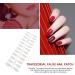 Dajidafu 1 Set French Tip Press on Nails Extra Long Colorful Gloss Adhesive Tabs Full Cover Ballerina Flat head for Women Girls Type 16 - Buy Online on GoSupps.com