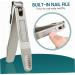 TOVINANNA Nail Clippers 360 Degree Rotary Stainless Steel Heavy Duty Nail Clippers for Thick Toenail Long Handle Nail Clippers Sturdy Sharp for Convenient Senior - Buy Online on GoSupps.com