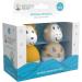 Matchstick Monkey Bathtime Wobblers - Antimicrobial Baby Bath Toy Set for Easy Sensory Learning - Lion & Giraffe (2 Wobblers, 12+ Months) - Buy Online on GoSupps.com