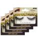 "4 Pairs" of Miss 3D Volume Tapered False Eyelash Extension MS01