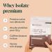 NOVOMA Whey Isolate Native Pure Undenatured Protein 24 g Protein Per Serving Chocolate Flavor Bodybuilding and Recovery 30 Servings 900 g Bag Made in France - Buy Online on GoSupps.com
