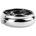 Buy Black and White Marble Round Pill Box | 3 Compartment Portable Travel Organizer for Vitamins & Medicine - Buy Online on GoSupps.com